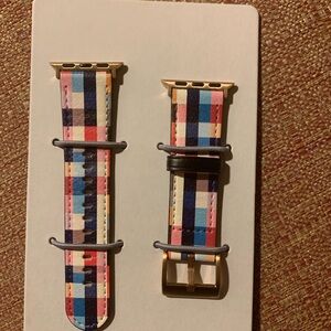 Multicolor Checkered Watch Band
